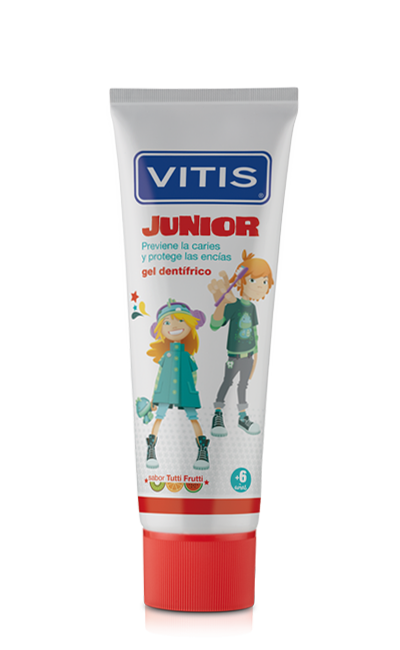 Pasta de dientes VITIS Junior para niños mayores de 6 años- VITIS junior